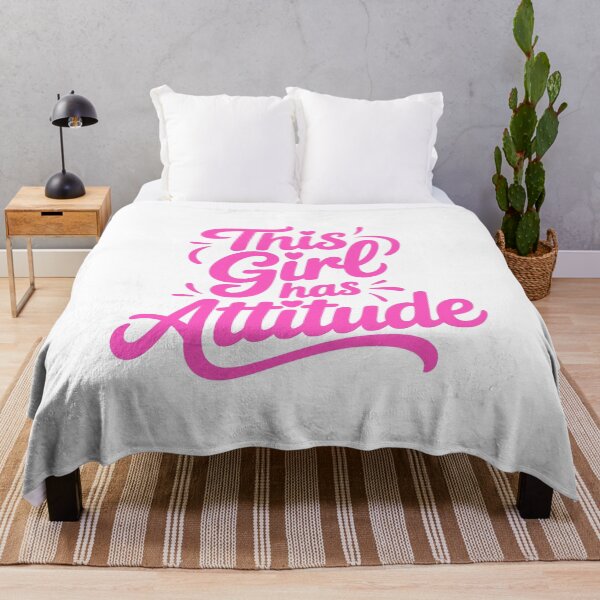 Item preview, This Girl Has Attitude! Pink Girlie Gift designed and sold by PMCreative.
