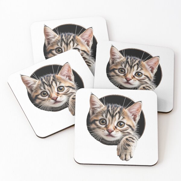 Item preview, Sarcastic cat - Funny cat - Peeking cat - Cat through wall - Judgmental cat - Spy cat - Cat surveillance - Moody cat - Cat hole watcher designed and sold by JansenGS.