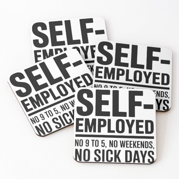 Item preview, Self-Employed No 9 to 5 Funny Entrepreneur Hustle designed and sold by Mad Mama Designs.