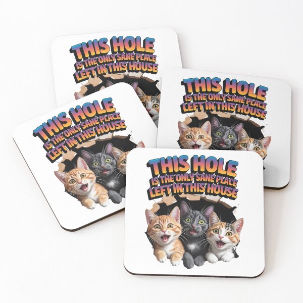 Item preview, Sarcastic cat - Funny cat - Peeking cat - Cat through wall - Judgmental cat - Spy cat - Cat surveillance - Moody cat - Cat hole watcher designed and sold by JansenGS.