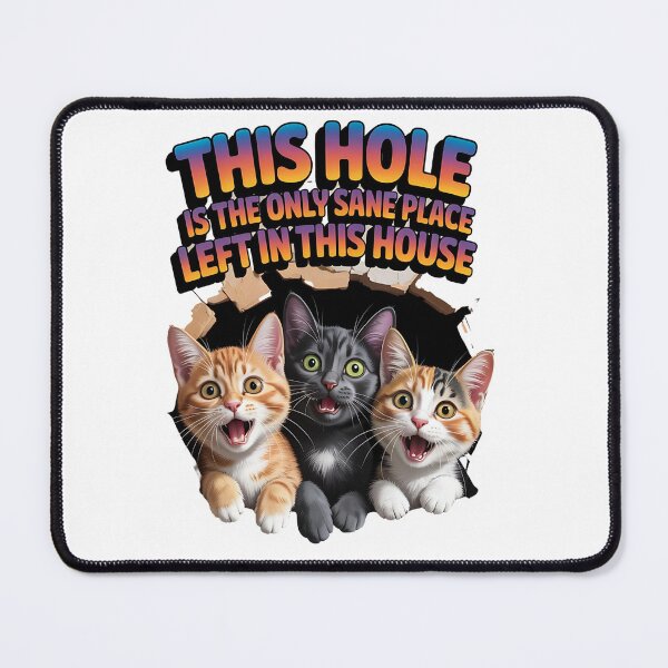 Item preview, Sarcastic cat - Funny cat - Peeking cat - Cat through wall - Judgmental cat - Spy cat - Cat surveillance - Moody cat - Cat hole watcher designed and sold by JansenGS.