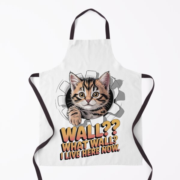 Item preview, Sarcastic cat - Funny cat - Peeking cat - Cat through wall - Judgmental cat - Spy cat - Cat surveillance - Moody cat - Cat hole watcher designed and sold by JansenGS.