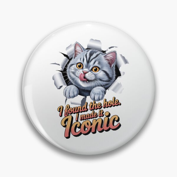 Item preview, Sarcastic cat - Funny cat - Peeking cat - Cat through wall - Judgmental cat - Spy cat - Cat surveillance - Moody cat - Cat hole watcher designed and sold by JansenGS.