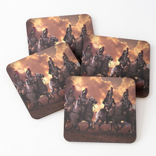 Item preview, Four French Cuirassiers Napoleonic Wars T-Shirt | Cavalry  designed and sold by Larry Oates.