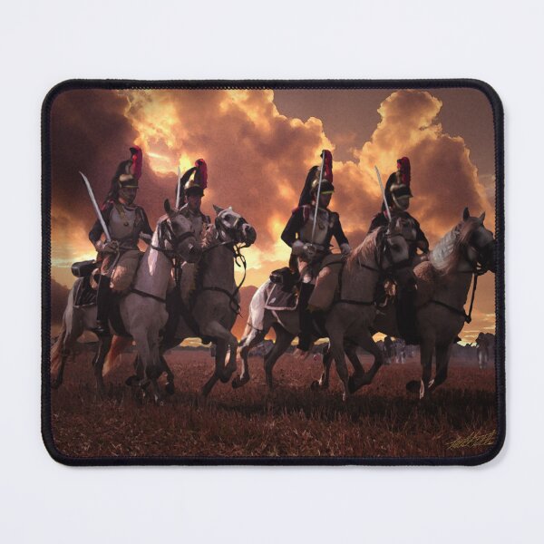 Item preview, Four French Cuirassiers Napoleonic Wars T-Shirt | Cavalry designed and sold by Larry Oates.