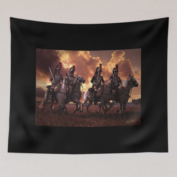 Item preview, Four French Cuirassiers Napoleonic Wars T-Shirt | Cavalry  designed and sold by Larry Oates.