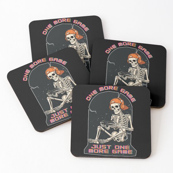 Item preview, Just One More Game | Funny Skeleton Gamer Design | FlowlineVibes Edition designed and sold by FlowlineVibes.