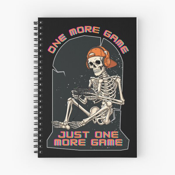 Item preview, Just One More Game | Funny Skeleton Gamer Design | FlowlineVibes Edition designed and sold by FlowlineVibes.