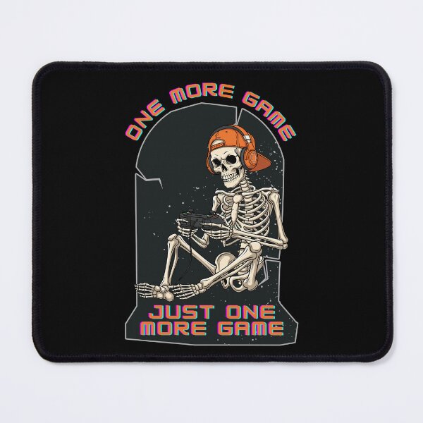 Item preview, Just One More Game | Funny Skeleton Gamer Design | FlowlineVibes Edition designed and sold by FlowlineVibes.
