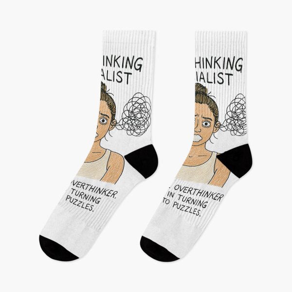 Item preview, Overthinking Specialist – Irony in Everyday Chaos designed and sold by bisha.