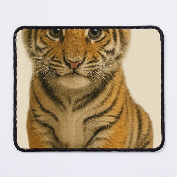 Item preview, Cute Baby Tiger – Wild Animal Art designed and sold by LiLeDesigns.