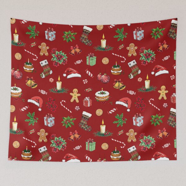 Item preview, Christmas Illustration Pattern | Winter Holidays designed and sold by UnhingedBird.