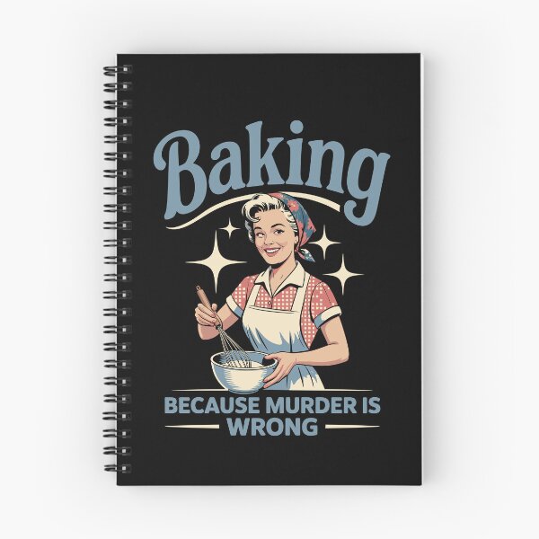 Item preview, Baking Because Murder Is Wrong Funny Baker Mom designed and sold by tmerchtrends.