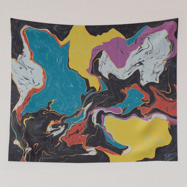 Item preview, Liquid Abstract 7 - Kinetic Ink Flow Study designed and sold by iampaulmorris.