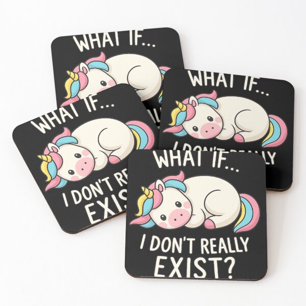 Item preview, Funny Unicorn Existential Crisis Cute Kawaii Deep Thoughts designed and sold by haitrieuic96.