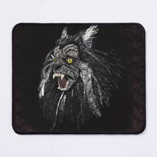 Item preview, Thriller werewolf charcoal design print designed and sold by TAWN ILLUSTRATIONS.