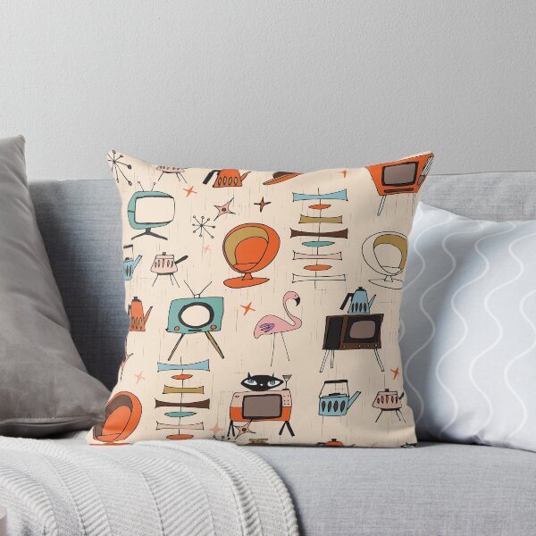 Item preview, Atomic Retro Living Thrift TV Beige designed and sold by susycosta.