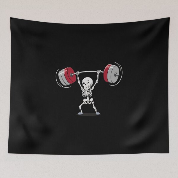 Item preview, Skeleton workout art  designed and sold by Mega _Tronus .
