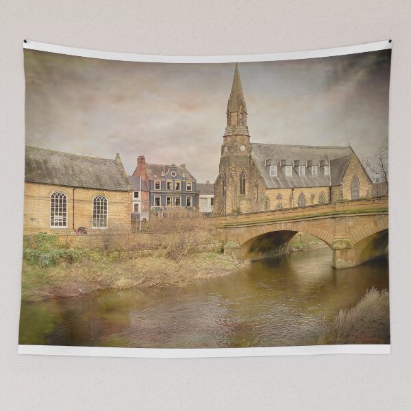 Item preview, Stone bridge over the River Wansbeck in Morpeth designed and sold by Violaman.