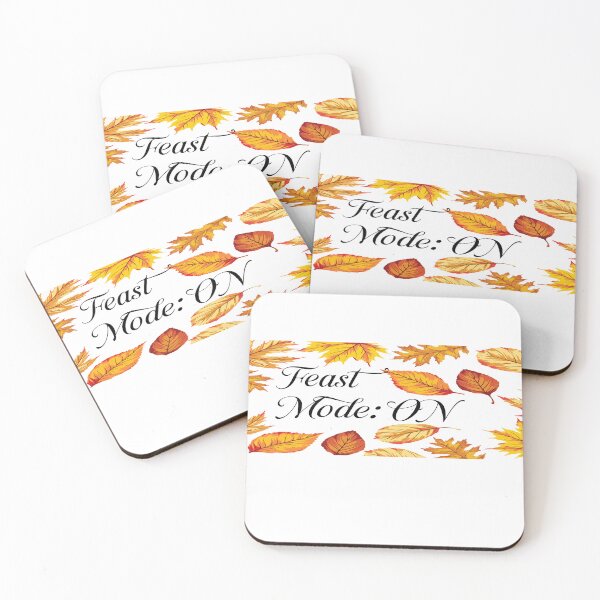 Item preview, Feast Mode: ON – Funny Thanksgiving Dinner & Foodie Fall Vibes Tee designed and sold by fabricutie.