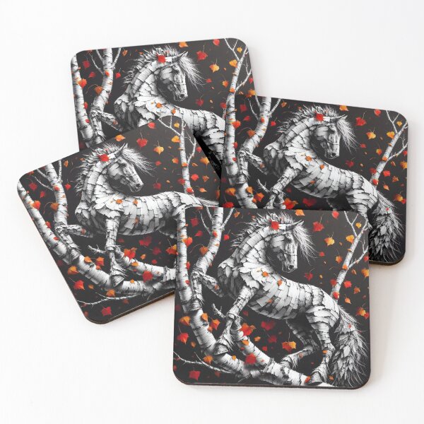 Item preview, Birchbark Horse, Ai Generated Art  designed and sold by ACC .