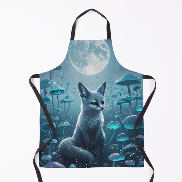 Item preview, Moonlit Fox – Enchanted Night Illustration designed and sold by Nova-G902.