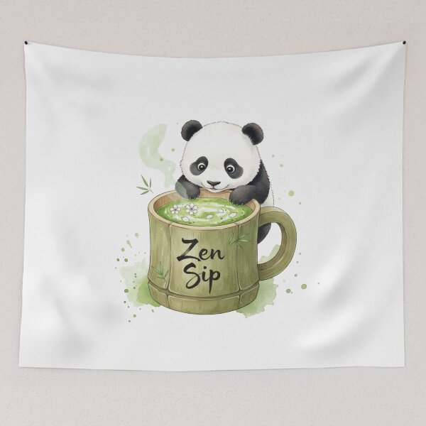Item preview, Panda Zen Sip designed and sold by DisignByPrince.