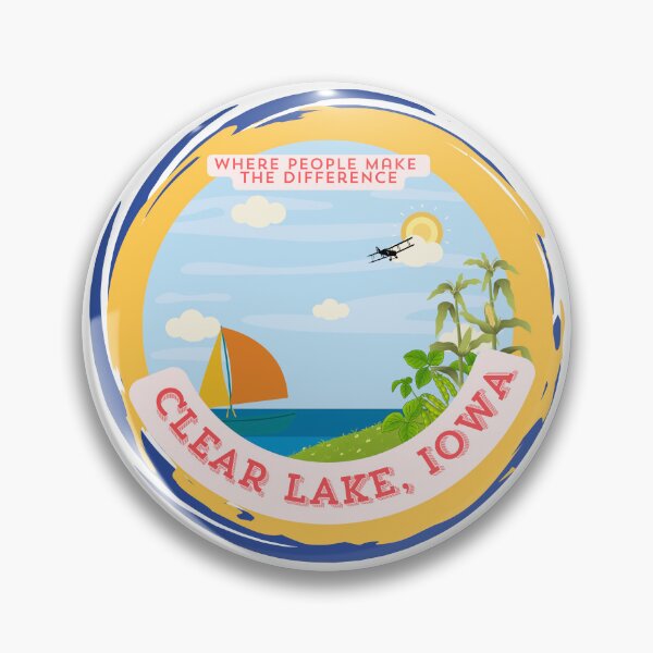 Item preview, Clear Lake, Iowa designed and sold by KingOfCaffeine.