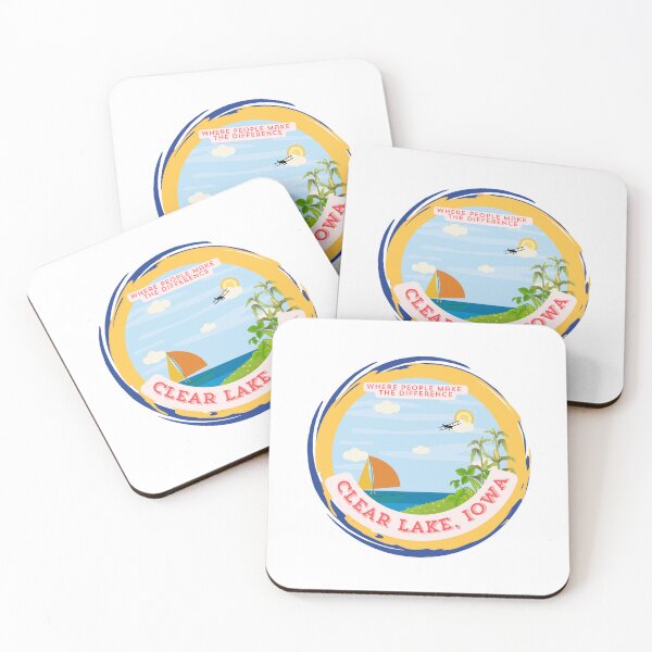 Item preview, Clear Lake, Iowa designed and sold by KingOfCaffeine.