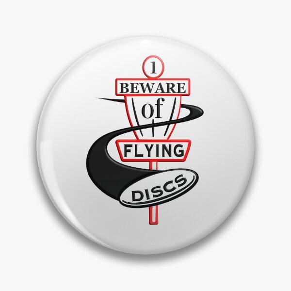 Item preview, Beware of Flying Discs - Disc Golf designed and sold by dcroffe.
