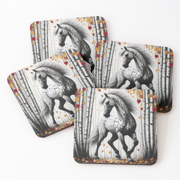 Item preview, Birchbark Horse, Ai Generated Art  designed and sold by ACC .