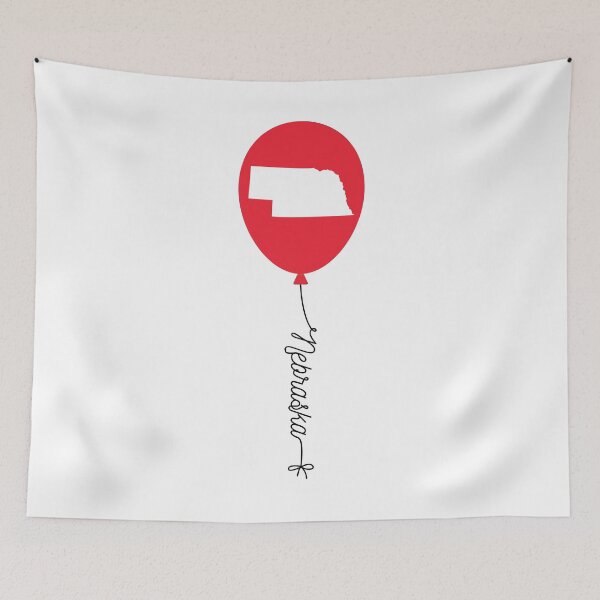 Item preview, Nebraska State Red Balloon designed and sold by InspiredQuotes.