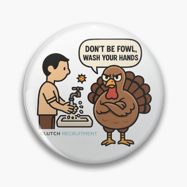 Item preview, Don't Be Fowl, Wash Your Hands! designed and sold by clutchREC.