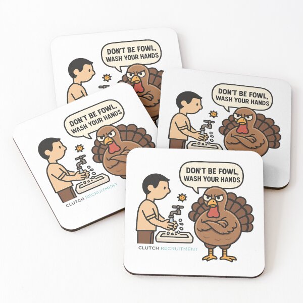 Item preview, Don't Be Fowl, Wash Your Hands! designed and sold by clutchREC.