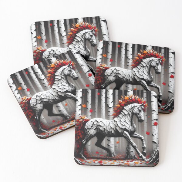 Item preview, Birchbark Horse, Ai Generated Art  designed and sold by ACC .