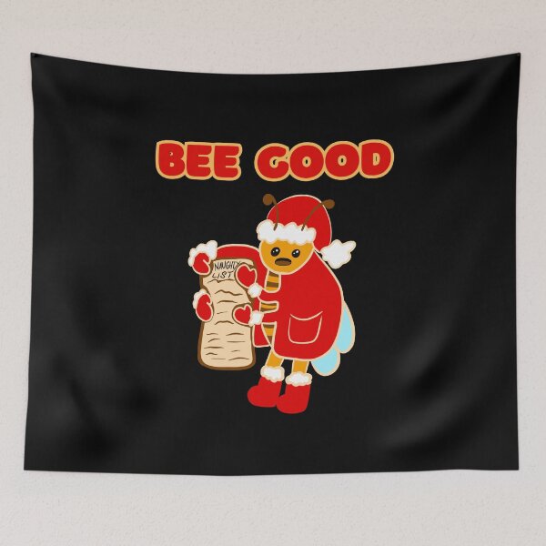 Item preview, Bee Good – Funny Christmas Honey Bee Design designed and sold by BritishDelights.