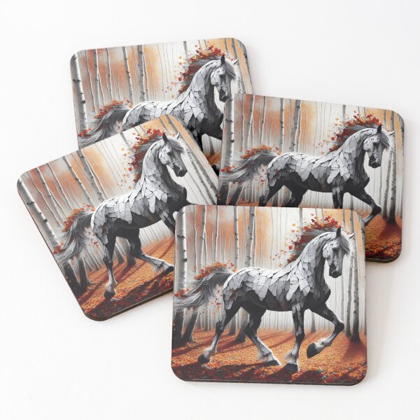 Item preview, Birchbark Horse, Ai Generated Art  designed and sold by ACC .