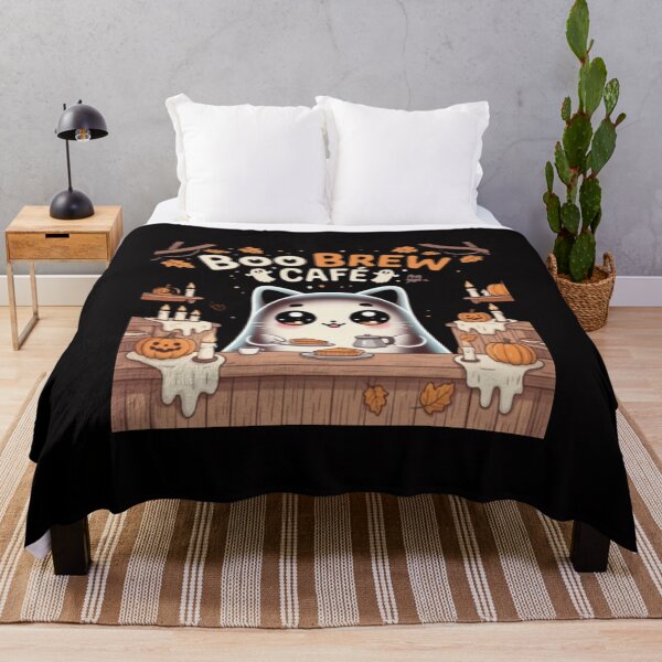 Item preview, Boo Brew Café Halloween Shirt – Cute Ghost Cat Coffee Lover Tee, Fall Pumpkin Pie T-Shirt, Spooky Season Aesthetic Gift designed and sold by shop-fast.