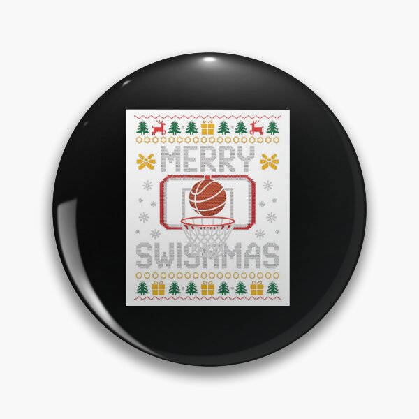 Item preview, Merry Swishmas Ugly Christmas Basketbal designed and sold by JonGogue.