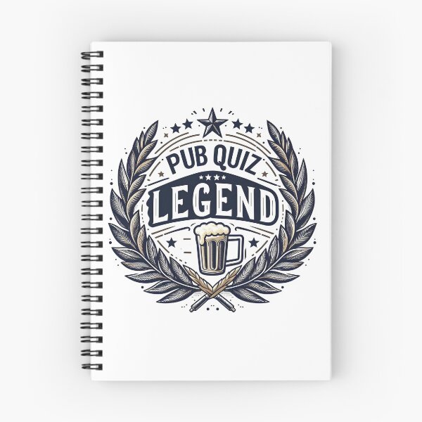 Item preview, Pub Quiz Legend Design - Vintage Style Trivia Champion Art. designed and sold by The-T-In-Retro.