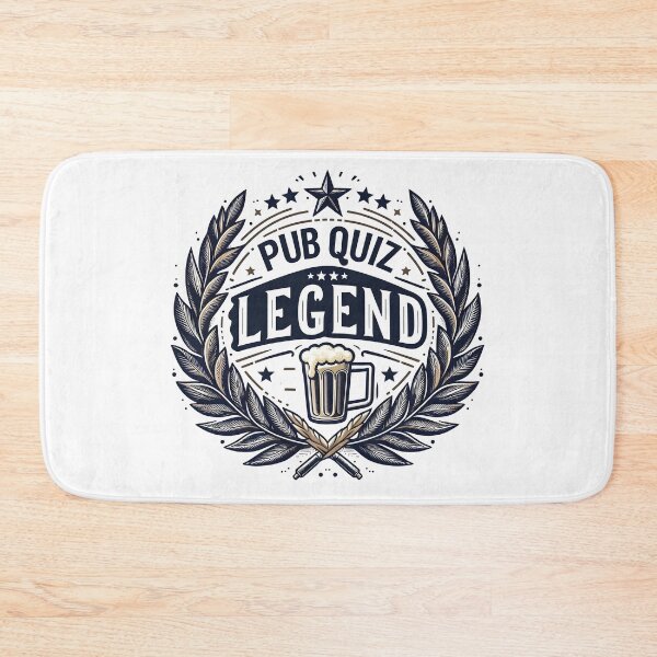 Item preview, Pub Quiz Legend Design - Vintage Style Trivia Champion Art. designed and sold by The-T-In-Retro.