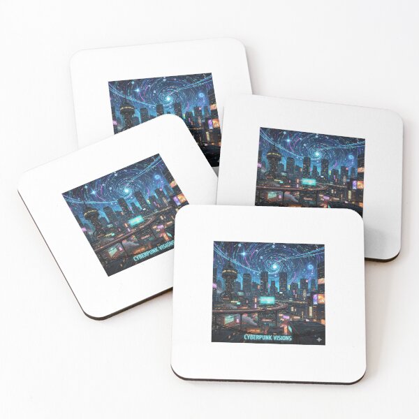 Item preview, The Starry Night of Cyberpunk designed and sold by Estudio101.