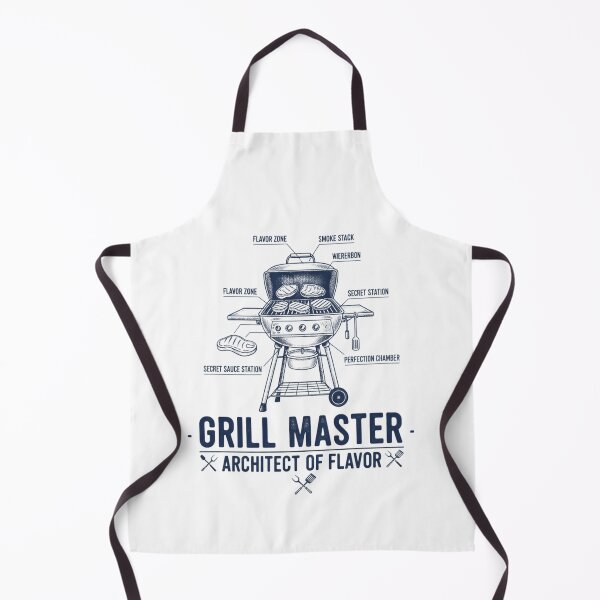 Item preview, Grill Master: Architect of Flavor - Funny BBQ Apron Design designed and sold by EverBranz-stor.