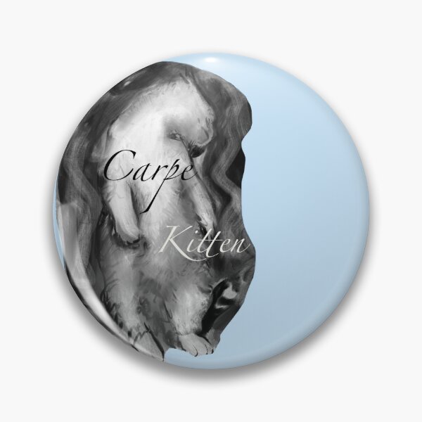 Item preview, Carpe Kitten (Light Blue) designed and sold by Stoicats.