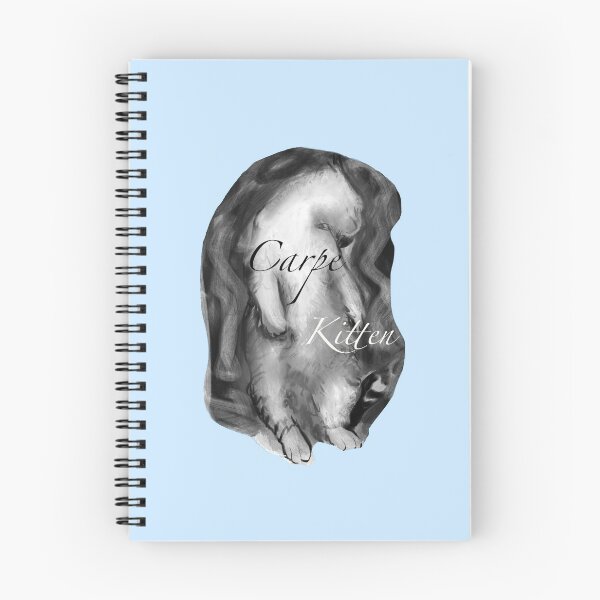 Item preview, Carpe Kitten (Light Blue) designed and sold by Stoicats.