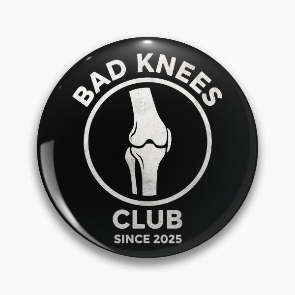 Item preview, Bad Knees Club Since 2025 – Funny Relatable Knee Pain Design designed and sold by Imaginationbeyond.