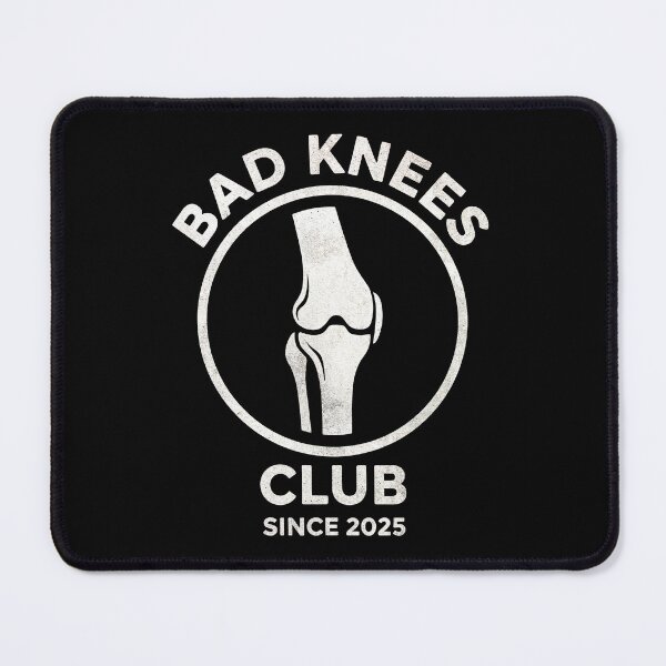 Item preview, Bad Knees Club Since 2025 – Funny Relatable Knee Pain Design designed and sold by Imaginationbeyond.