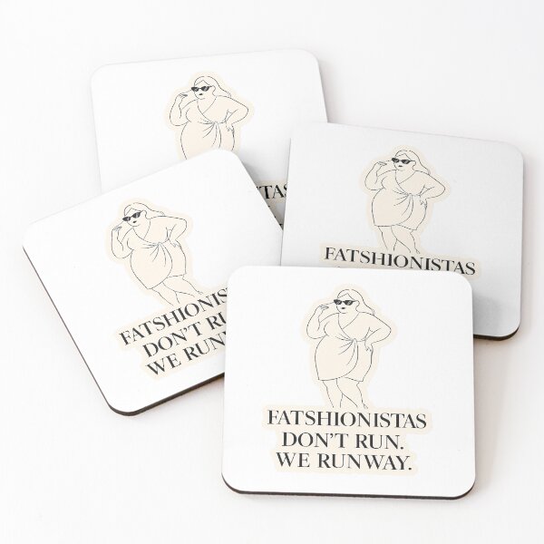 Item preview, Fatshionistas Don't Run designed and sold by GnomeChompsky.