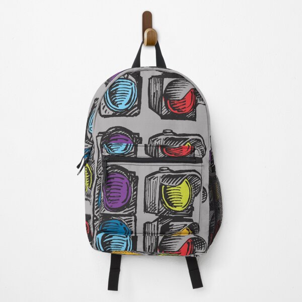 Item preview, Colorful Traffic Lights – Urban Pop Expression designed and sold by cheloartes.