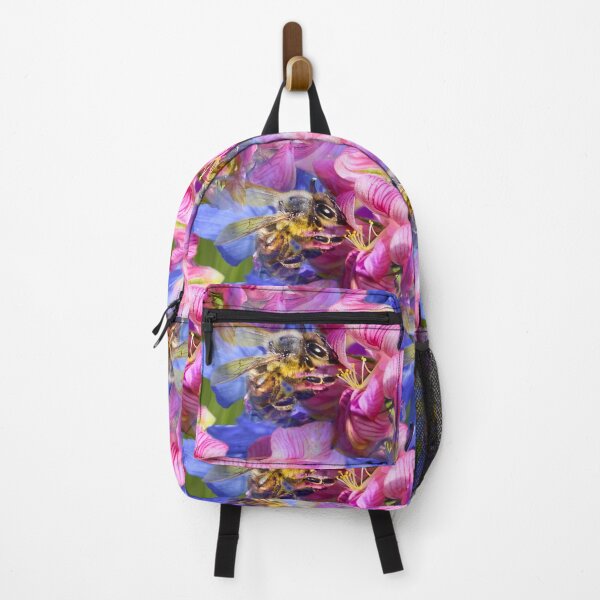 Item preview, The Double Bee – Nectar Magic in Violet / Swiss Artwork Photography designed and sold by Raphael Wolf.